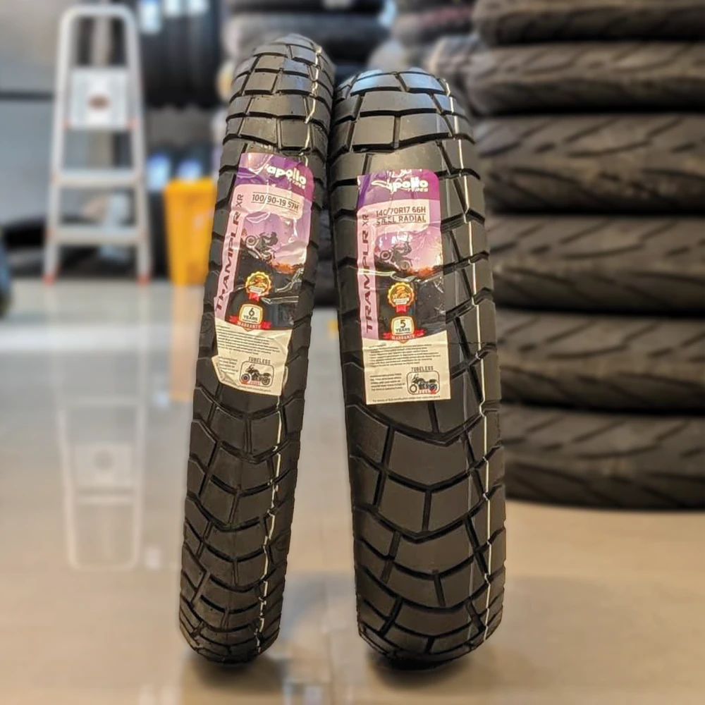 Apollo TRAMPLR XR 100/90-19 57H TL Front Tyre image 2