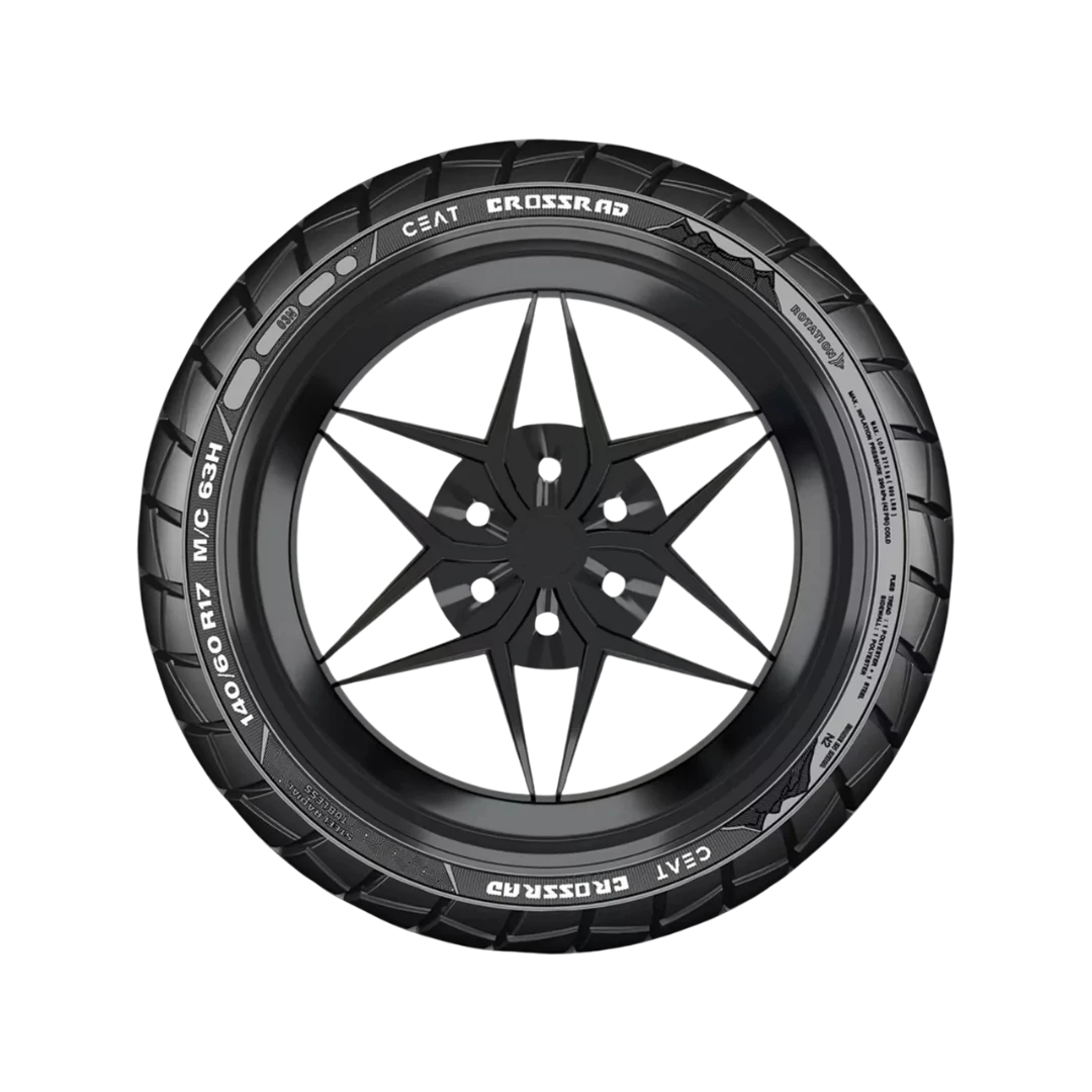 CEAT CROSSRAD 110/80 R19 TL 59V Front Tyre image 2