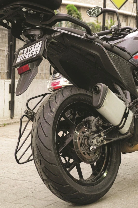 Pirelli Angel GT fitted on KTM Adventure 390 motorcycle fitment 3