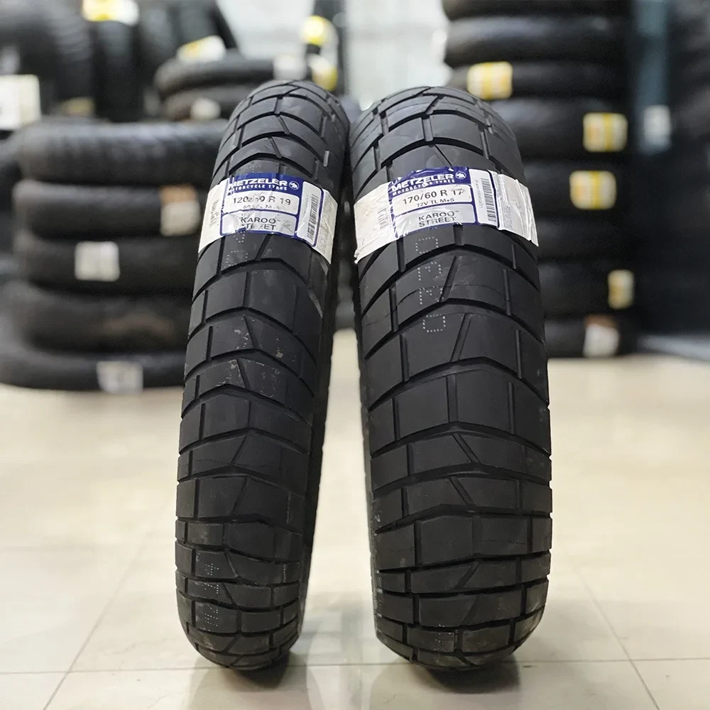 Metzeler KAROO Street 110/80 R19 M/C 59V M+S TL Front Tyre image 4