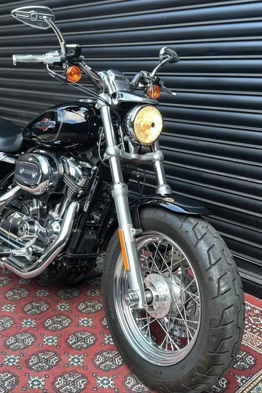Harley-Davidson 1200 Custom cruiser tyres fitment 4