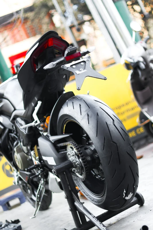Ducati Streetfighter V4 fitted with premium hypersport tyres fitment 1