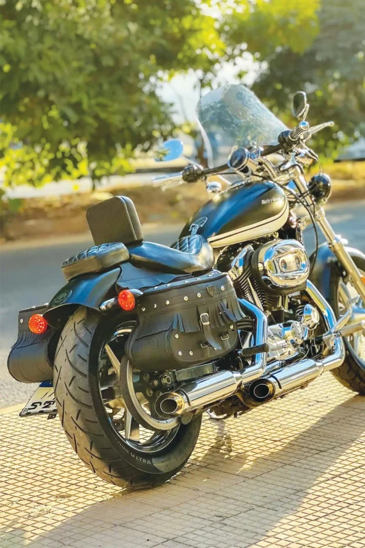 Harley-Davidson 1200 Custom front tyre fitment 2
