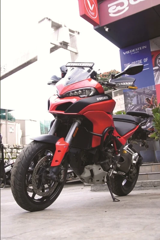 Rear tyre fitment on Ducati Multistrada 1200 S fitment 3