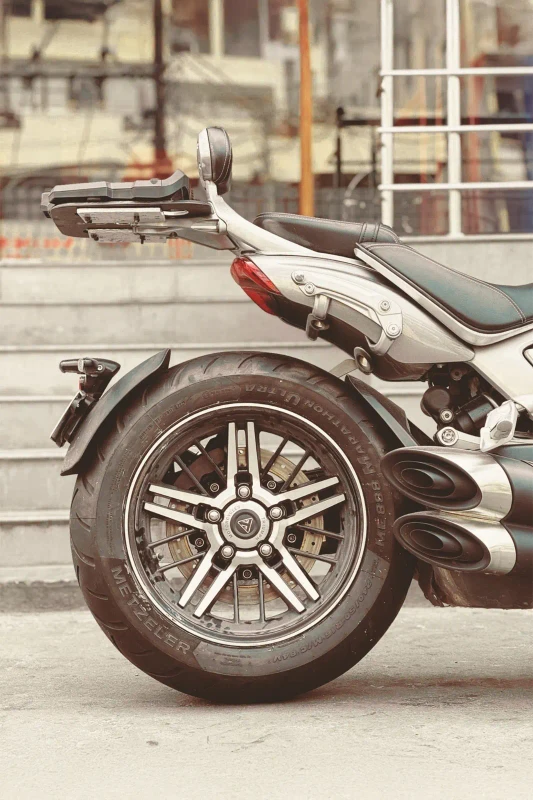 Triumph Rocket 3 fitted with premium cruiser tyres fitment 1