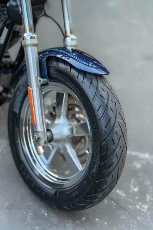 Harley-Davidson 1200 Custom fitted with tyres fitment 1