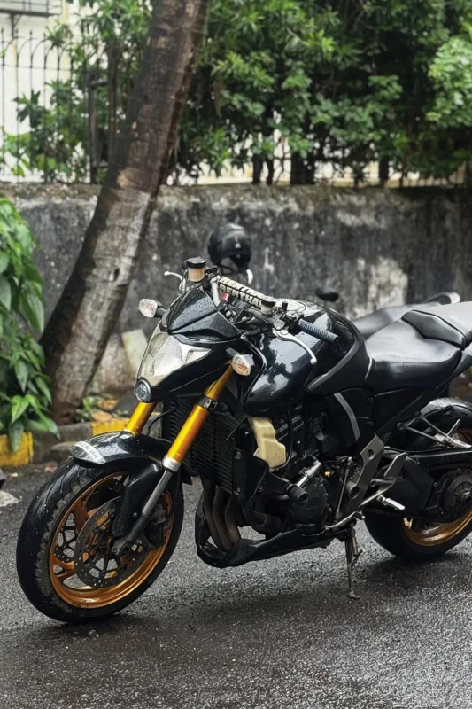 Rear tyre fitment on Honda CB1000R fitment 3