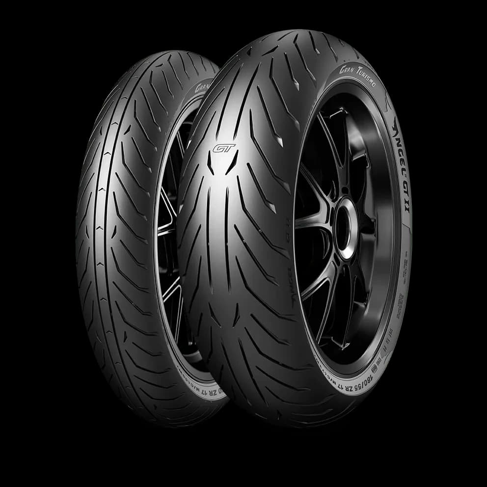 Pirelli Angel GT II motorcycle tyre pair with sport touring tread pattern