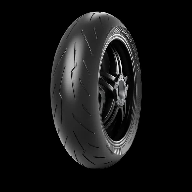 Pirelli Diablo Rosso IV 190/55 ZR17 M/C 75W TL Rear Tyre image 2