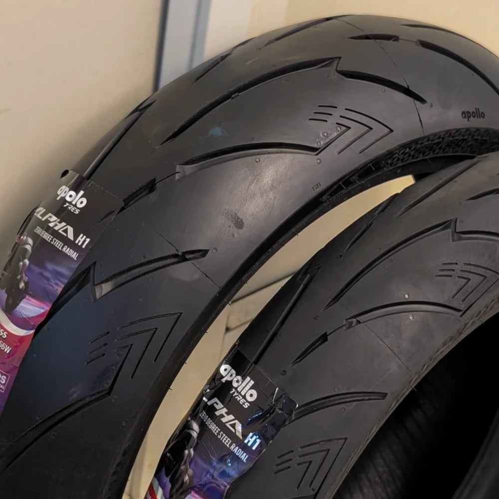 Apollo Alpha H1 140/70 ZR17 M/C 66W TL Rear Tyre image 4
