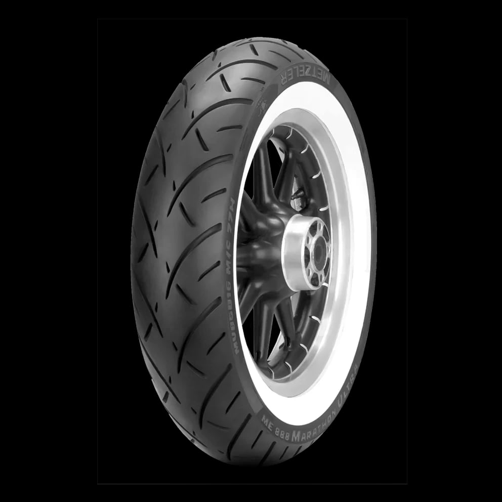 Metzeler ME 888 Marathon Ultra White Wall 100/90-19 57H M/C TL Front Tyre image 2