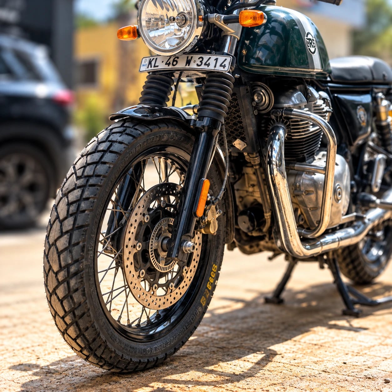 Reise TourR 100/90-19 57H Front TL tyre fitted on Royal Enfield Classic 350