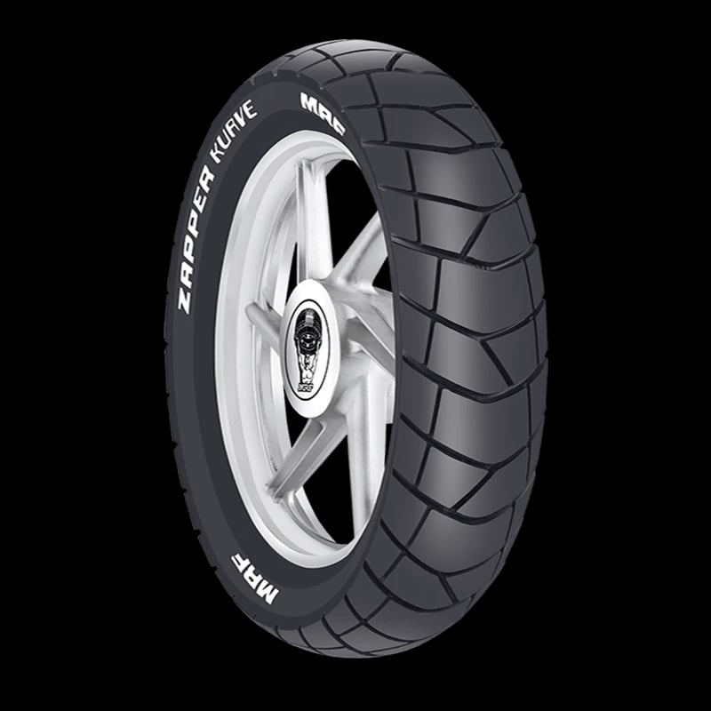 MRF Zapper Kurve 140/80 R17 M/C 69H TL Rear Tyre image 3