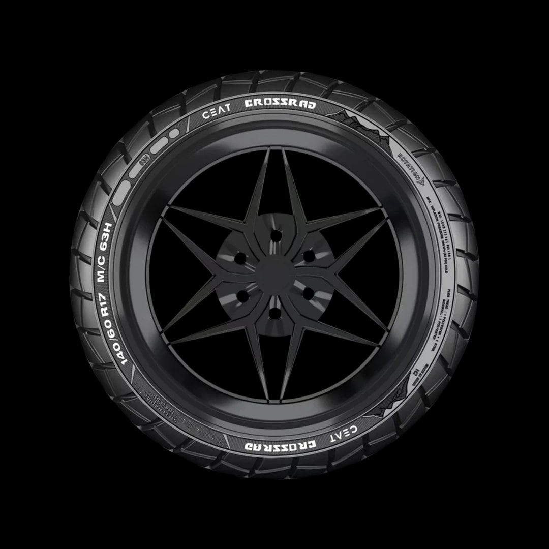 CEAT CROSSRAD 150/70 R17 M/C 69V TL Rear Tyre image 2
