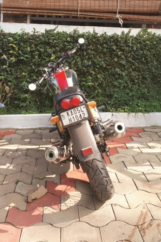 Royal Enfield GT 650 with the Pirelli Scorpion Trail 2 fitment 1
