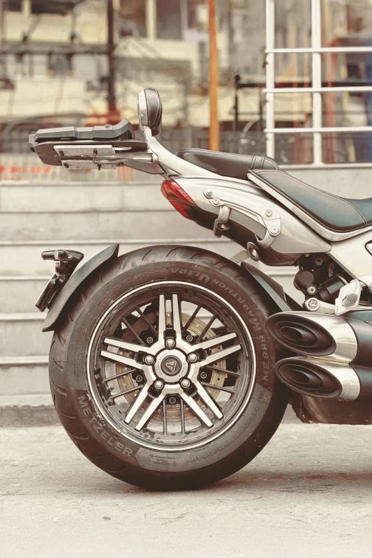 Triumph Rocket 3 fitted with premium cruiser tyres fitment 1