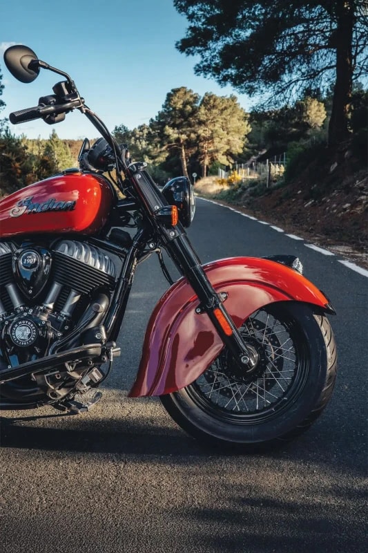 Indian Chief front tyre fitment 2