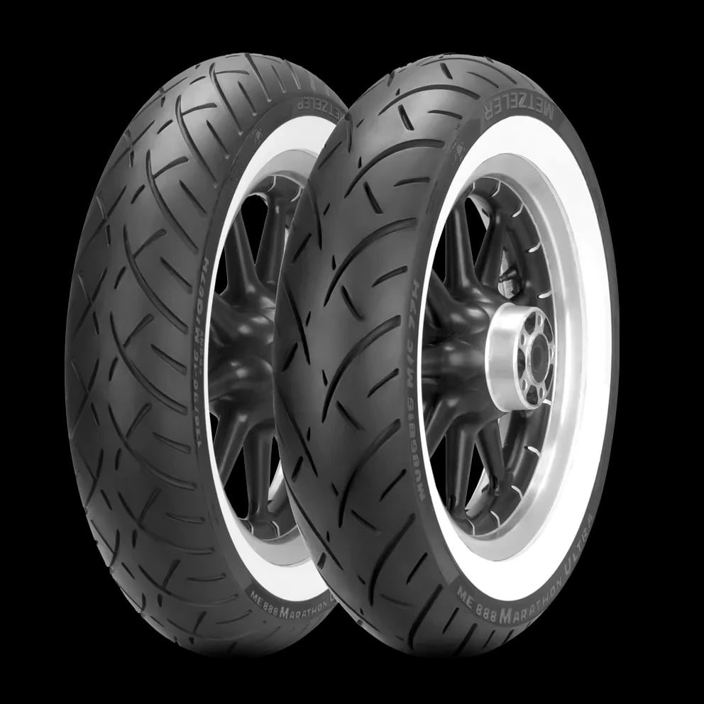 Metzeler ME 888 Marathon Ultra White Wall 130/80 B17 65H M/C TL Front Tyre