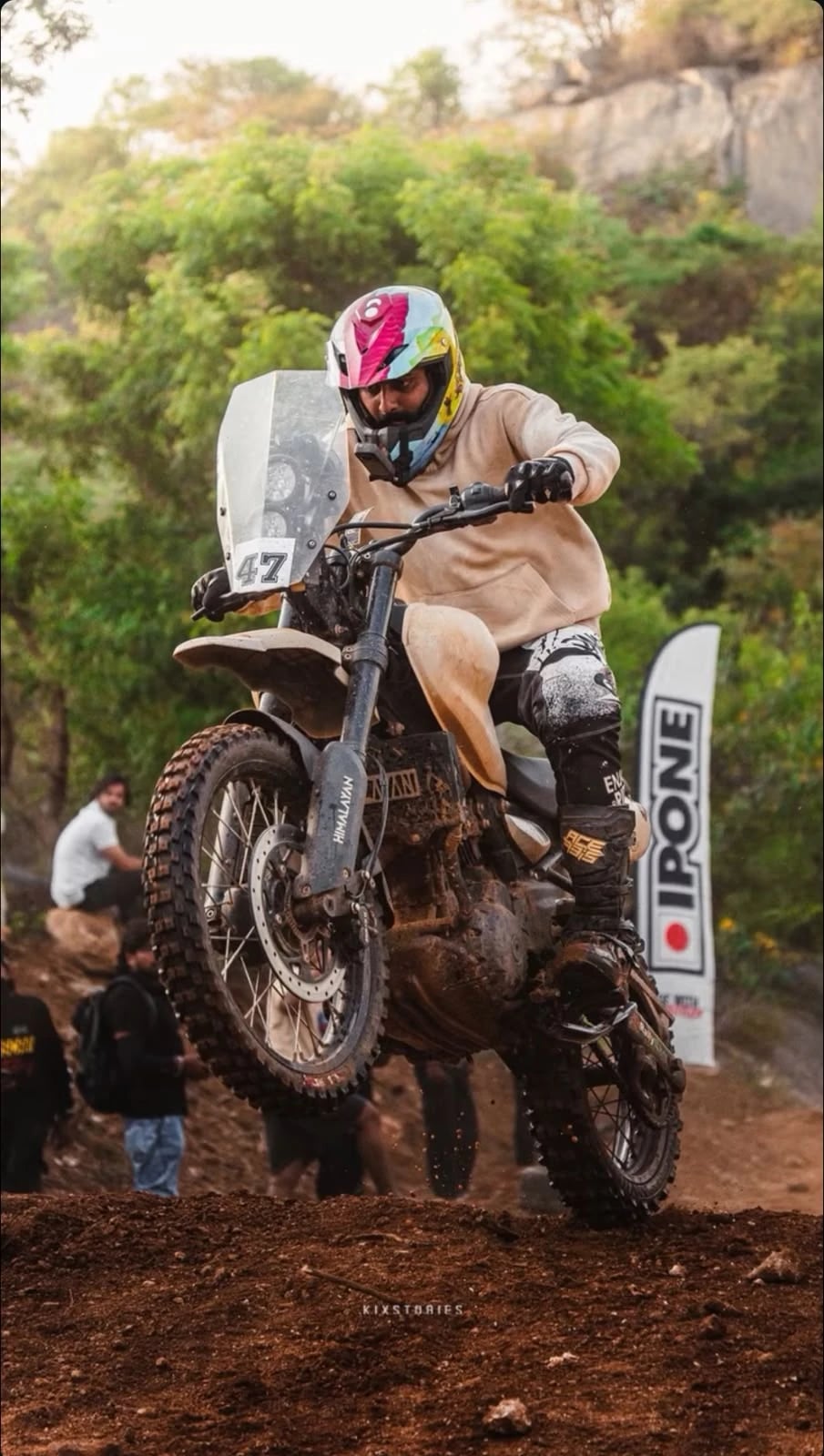 MRF MOGRIP MOCROSS tyres fitted on off roading bike MRF MOGRIP MOCROSS tyres fitted on off roading bike