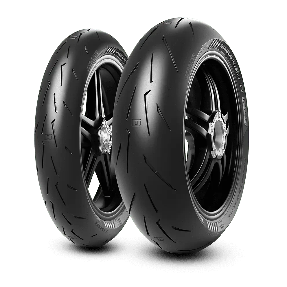 Pirelli Diablo Rosso IV Corsa 120/70 ZR17 M/C (58W) TL Front Tyre