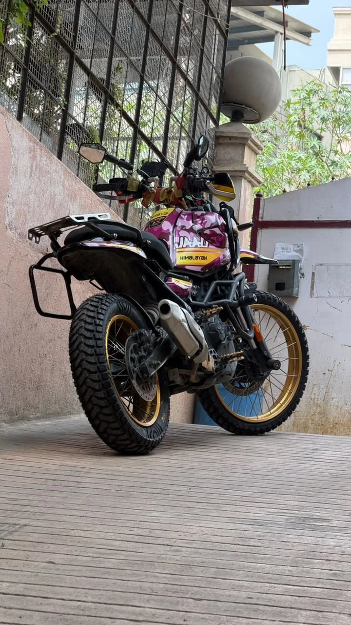 Reise Trail R Rear and Mitas Enduro Trail+ Front Tyres for Himalayan 450 Reise Trail R 140/80-17 rear and Mitas Enduro Trail+ 90/90-21 front tyres for Royal Enfield Himalayan 450