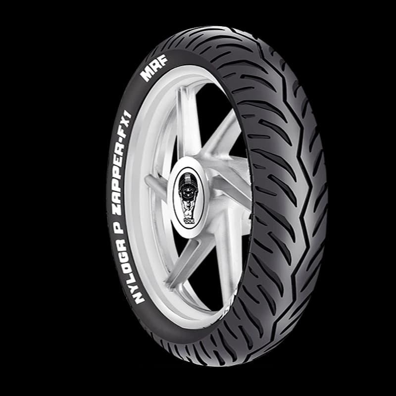 Zapper-FX1---4-copy MRF Zapper FX1 motorcycle tyre side profile with road-focused tread design