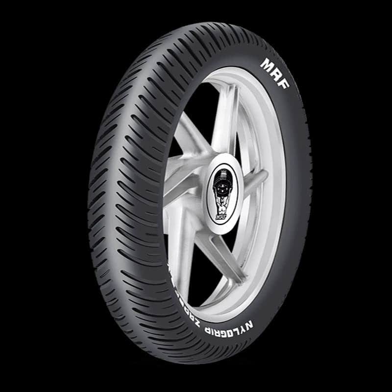 MRF-Zapper-Y-01 MRF Zapper Y motorcycle tyre with road-focused tread pattern