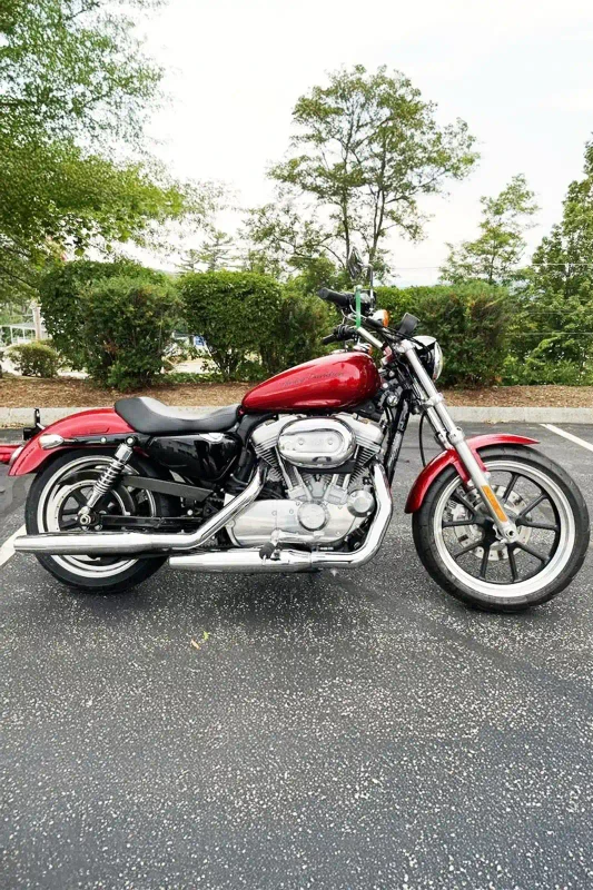 Harley-Davidson SuperLow fitted with premium cruiser tyres fitment 1