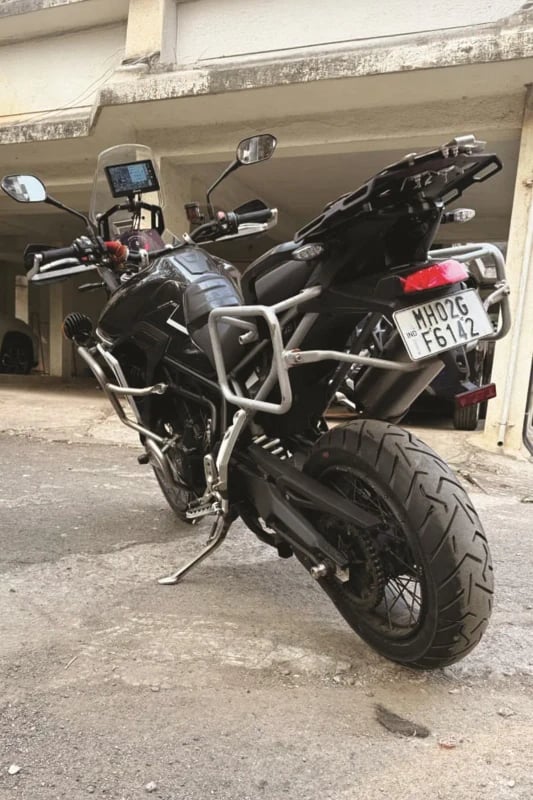 Triumph Tiger 900 Rally Pro on adventure terrain fitment 4