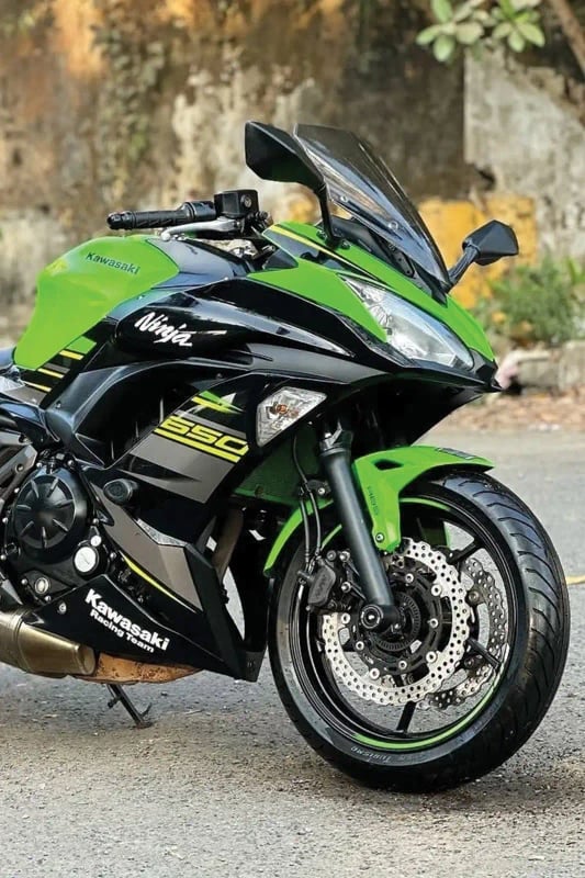 Kawasaki Ninja 650 fitted with premium sport tyres fitment 1