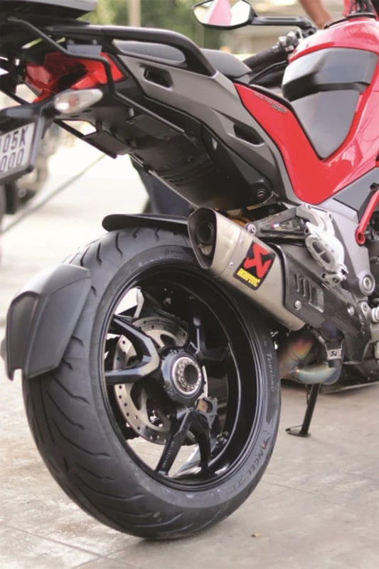 Front tyre of Ducati Multistrada 1200 S fitment 2