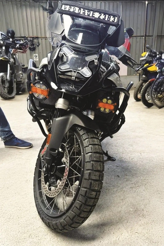 BMW R 1300 GS fitted with adventure tyres fitment 1