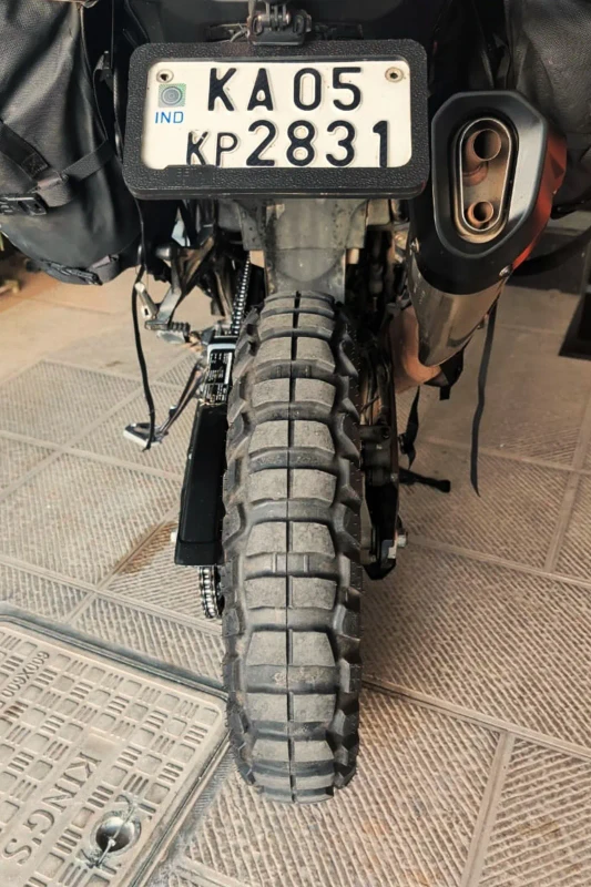 Honda Africa Twin on adventure terrain fitment 4