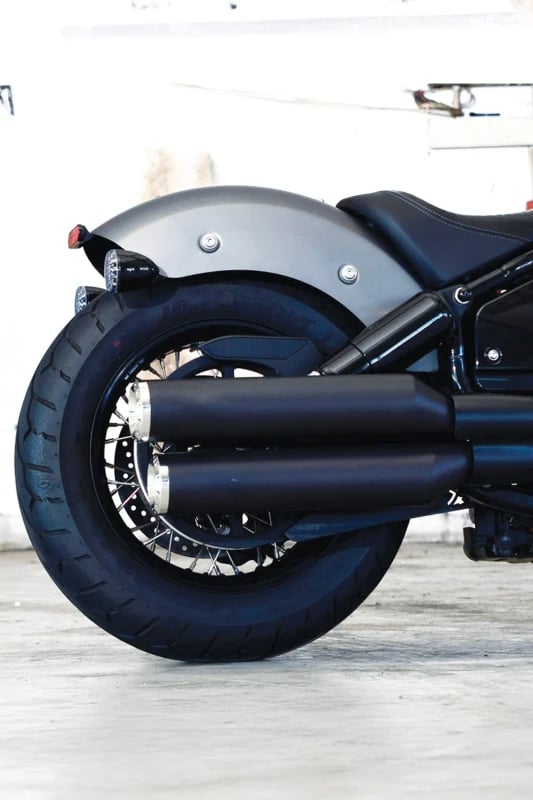 Indian Chief cruiser motorcycle with tyres fitment 4