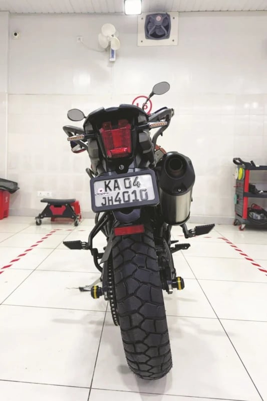 Triumph Tiger 900 GT front tyre fitment 2