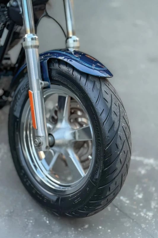 Harley-Davidson 1200 Custom fitted with tyres fitment 1
