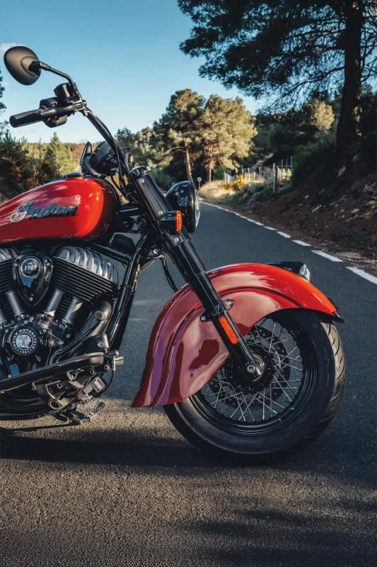 Indian Chief front tyre fitment 2
