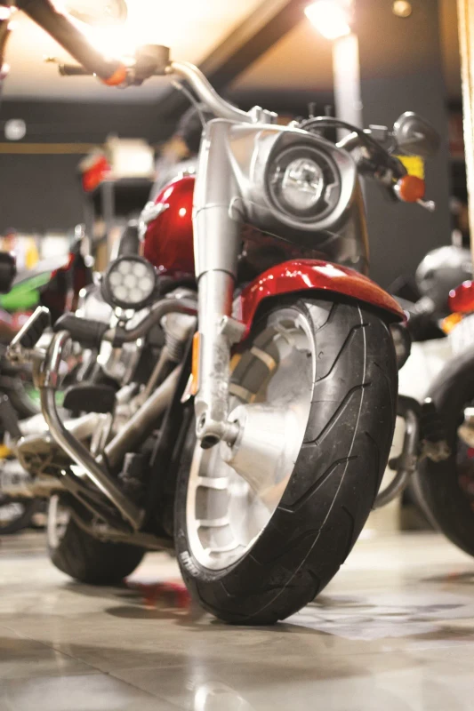 Rear tyre fitment on Harley-Davidson Fat Boy 107 fitment 3