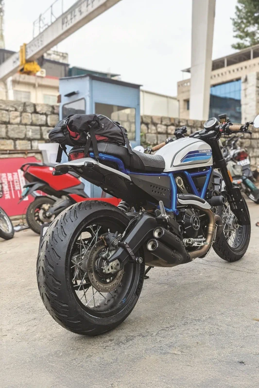 Ducati Scrambler 800 on Indian roads fitment 4