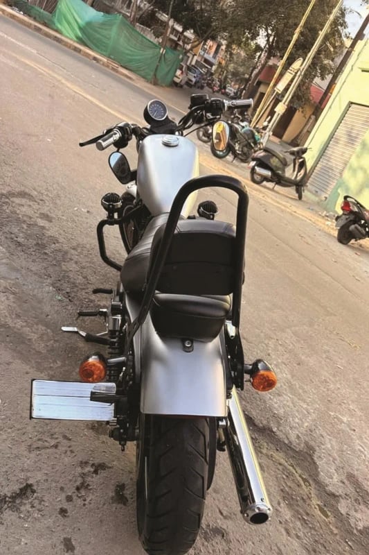 Front tyre of Harley-Davidson Iron 883 fitment 2
