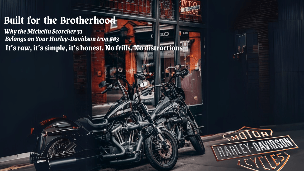 Built for the Brotherhood: Why the Michelin Scorcher 31 Belongs on Your Harley-Davidson Iron 883