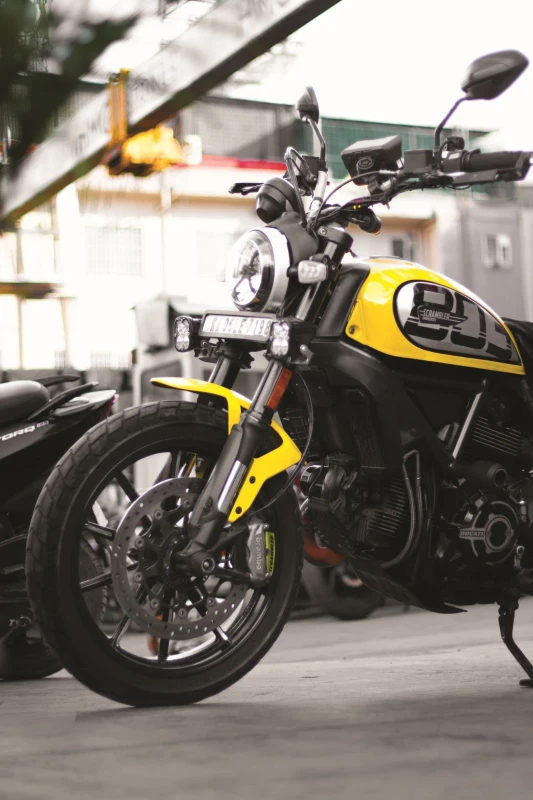 Ducati Scrambler 800 fitted with premium tyres fitment 1